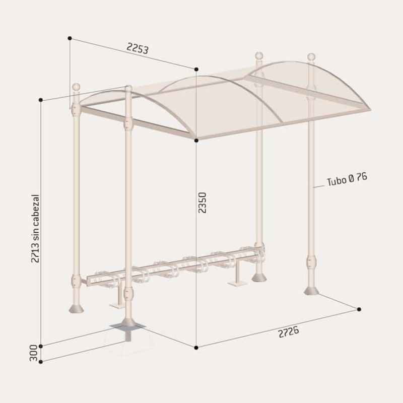 Refugi per bicicletes Província